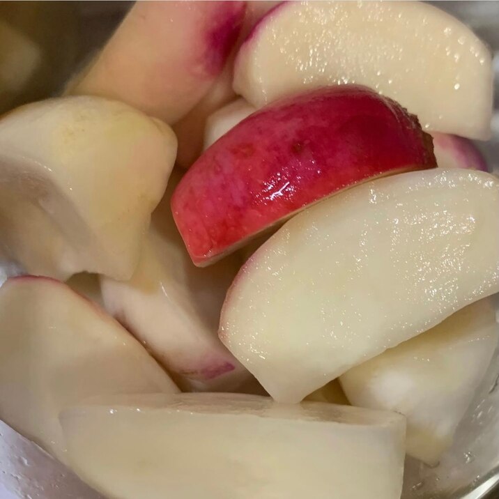 りんごみたいに可愛い小かぶの簡単浅漬け サッパリ味